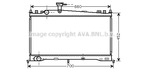 AVA QUALITY COOLING Radiaator,mootorijahutus MZ2160